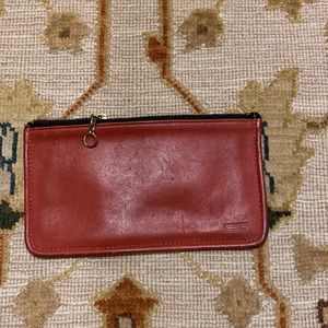 Vintage leather COACH Skinny Case #7170